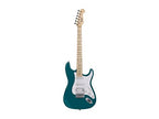 Monoprice 610037 Indio California Classic Electric Guitar Teal