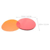 NOLITOY Orange Self-Adhesive Lighting Color Filter Film 50-Pack