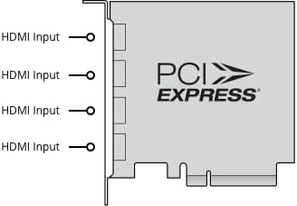 Blackmagic Design BDLKDVQDHDMI4K DeckLink Quad HDMI Capture Card