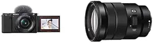 Sony ZV-E10 Alpha Mirrorless Vlog Camera + 18-105mm Lens — main product image