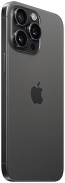 Apple iPhone 15 Pro Max, 512GB, Black Titanium (Renewed)