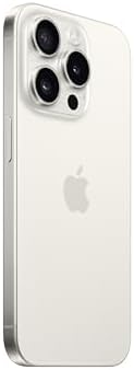 Apple iPhone 15 Pro 1TB, White Titanium - Unlocked (Renewed Premium)