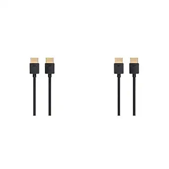 Monoprice Ultra 8K High Speed HDMI Cable - 3 & 2 Feet Black