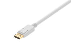 Monoprice 106014 3ft DisplayPort to DVI Cable White