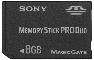 Sony MSXM8GSX 8GB Memory Stick PRO Duo Card