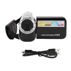 TOPINCN 16MP 1080P Compact Travel Camcorder with Rotatable Screen