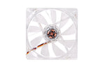 Thermaltake CL-F020-PL12WT-A 120mm White LED Case Fan