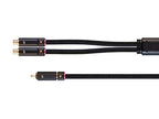Monoprice 138074 RCA to 2 RCA Pigtail Cable 3ft Gold Onix