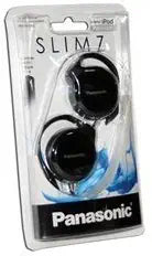 Panasonic RP-HS46-K SLIMZ Clip-On Headphones (Black) — main product image