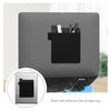 KWGLY Adhesive Laptop Back Storage Pouch for Accessories
