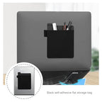 KWGLY Adhesive Laptop Back Storage Pouch for Accessories
