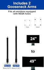 VUESTAND V1 VESA-Mounted Gooseneck Webcam Mount
