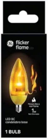GE Lighting 93129282 Flicker Flame LED Bulb