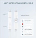 GAXIWILO Lightning Wired iPhone Earbuds with Mic (2-Pack)