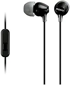 Sony MDR-EX15APBZ Black In-Ear Headphones — main product image