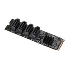 Sonew ASM1166 M.2 to SATA III 4-Port Adapter Card