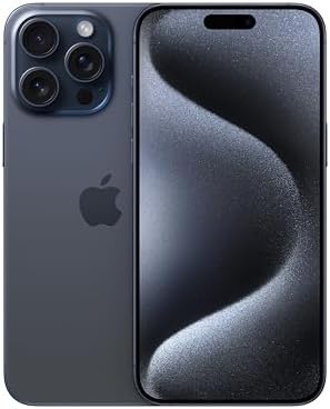 Apple iPhone 15 Pro Max 1TB Blue Titanium (Verizon Renewed)