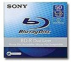Sony BNR50AHE Blu-Ray 50GB Recordable Dual Layer Disc