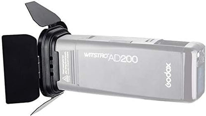 Godox BD-07 Barn Door Honeycomb Grid AD200 AD200Pro
