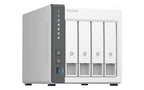 QNAP TS-433-4G-44S-US 4-Bay 12TB NAS - Seagate IronWolf RAID 5 Bundle