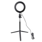 Tbest 6-Inch USB LED Selfie Fill Light with Tripod