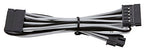 Corsair CP-8920191 Premium Sleeved SATA Cable White/Black