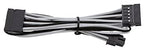 Corsair CP-8920191 Premium Sleeved SATA Cable White/Black