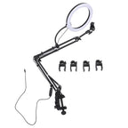 Generic Overhead Ring Light with Adjustable Desk Clamp