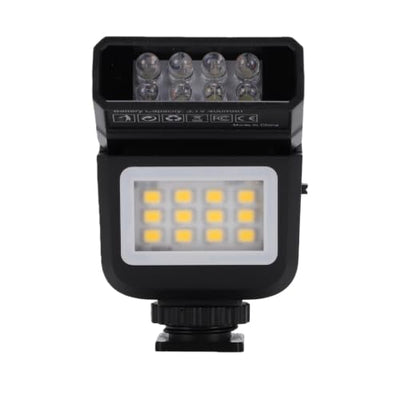 Fabater Camera Flash with 90-Degree Adjustable Dual Light