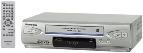 Panasonic PV-V4524S 4-Head Hi-Fi VCR Silver (Renewed)
