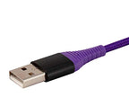 Monoprice 138335 AtlasFlex USB 2.0 Micro B Cable - 6ft Purple