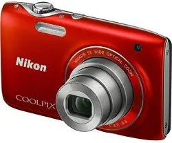 Nikon S3100 Red COOLPIX 14MP Digital Camera — main product image