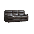 Lexicon 194840124092 Miramar Reclining Sofa Dark Brown