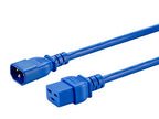 Monoprice 140046 6ft Blue IEC C14 to C19 Power Cord