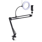 BSTiltion Articulating Phone Mount with Adjustable Fill Light