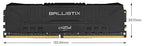 Crucial BLM2K8G51C19U4B Ballistix MAX 16GB 5100MHz DDR4 Gaming Memory