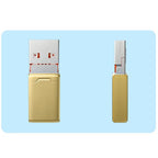 Yhplxyuus USB-C MicroSD Card Reader with USB Adapter