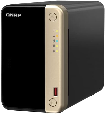 QNAP TS-264-8G-US 2-Bay NAS Celeron 2.5GbE Diskless