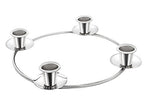 Elite Screens ECP/266 Silver Advent Wreath Candle Holder