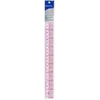 Westcott B-65 12-Inch/30cm Beveled Ruler - Clear