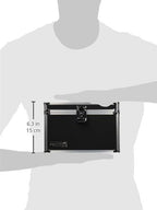 Vaultz VZ01280 Lockable Index Card Holder, 5x8 Organizer Box