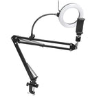 BSTiltion Articulating Phone Mount with Adjustable Fill Light