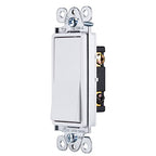 GE 18233 Paddle Rocker 3-Way Light Switch - White