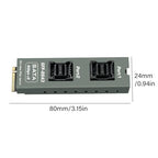 JIAPIKA PCIe Gen3 NAS Storage Expansion Adapter Card