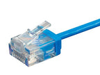 Monoprice 134220 Cat6 Ethernet Patch Cable - 1ft - Blue SlimRun