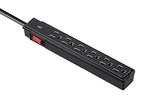 Monoprice 115873 6 Outlet Surge Protector 2-Pack