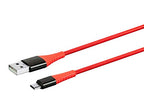 Monoprice 131194 AtlasFlex USB 2.0 Micro B Cable Red