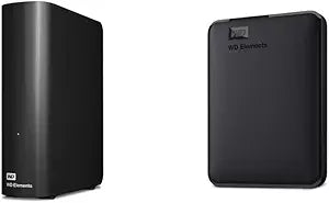WD Elements 6TB Desktop & 2TB Portable Drive — main product image