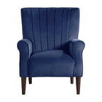 Lexicon 194840155560 Monroe Navy Blue Accent Chair