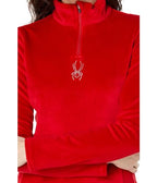 Spyder 194091 Women's Shimmer Bug Zip T-Neck